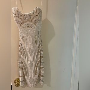 White POSH brand Dress.wore only once